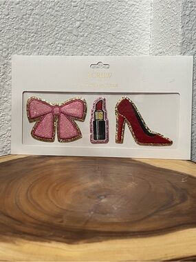J. Crew Self Adhesive Patches Bow Lipstick High Heel
